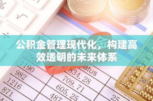 萧县公积金管理现代化，构建高效透明的未来体系