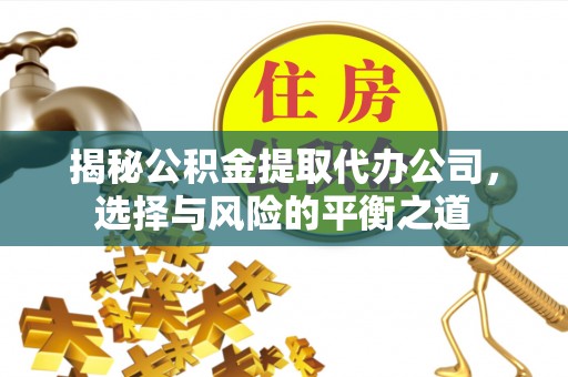 萧县揭秘公积金提取代办公司，选择与风险的平衡之道